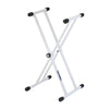 Quik Lok T/20WH Double Braced Keyboard Stand - White