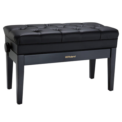 Roland RPB-D500PE Duet Piano Bench with Storage Compartment - Black