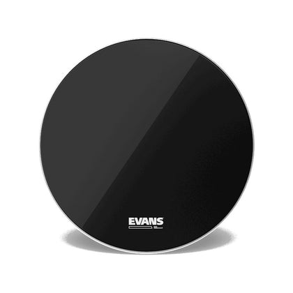 Evans BD22RB-NP EQ3 Black Resonant Bass Drumhead - 22in - No Port