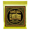 Ernie Ball Medium Light Everlast Coated 80/20 Bronze Acoustic Guitar Strings - 12-54 Gauge