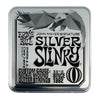 Ernie Ball John Mayer Silver Slinky Nickel Wound Electric Guitar Strings - 3 Pack Tin - 10.5-47 Gauge