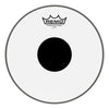 Remo Controlled Sound® Clear Top Black Dot™ Batter Drumhead - 10 in. Diameter