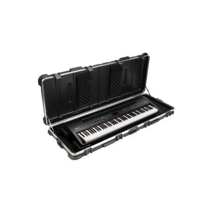 SKB ATA 88-Note Keyboard Case - Wheels - TSA Locking Trigger Latch