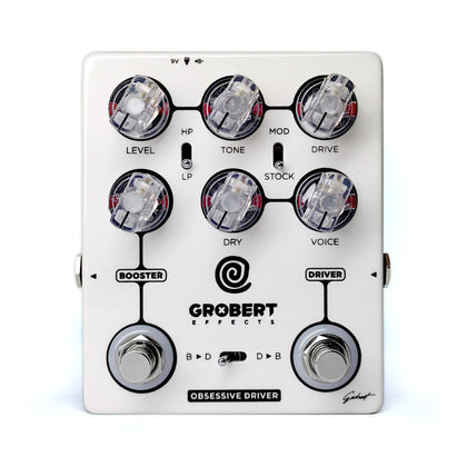 Grobert Effects Obsessive Driver Analog Overdrive Pedal