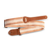 Taylor 2 in. Academy Jacquard Leather Guitar Strap - White/Brown