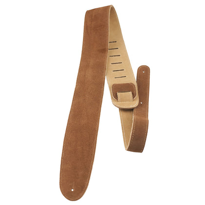 Perri's Leathers 2.5 in. Natural Soft Suede Guitar Strap