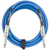 Fender Contour™ Series Instrument Cables - 10ft - Lake Placid Blue