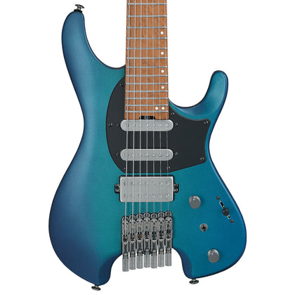 Ibanez Q Standard 7 String Electric Guitar - Blue Chameleon Metallic Matte **SCRATCH N DENT**