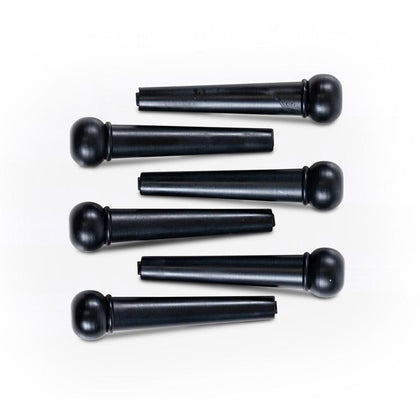 Taylor Guitar Bridge Pins - Black Plastic - 6pc