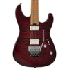 Charvel Pro-Mod Plus San Dimas® Style 1 HH FR CM Electric Guitar - Carmalized Maple Fingerboard - Sangria Burst