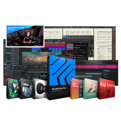 PreSonus Studio One Pro 7 Professional DAW Software - Perpetual License + 12 Month Studio One Pro+ Subscription [Download]