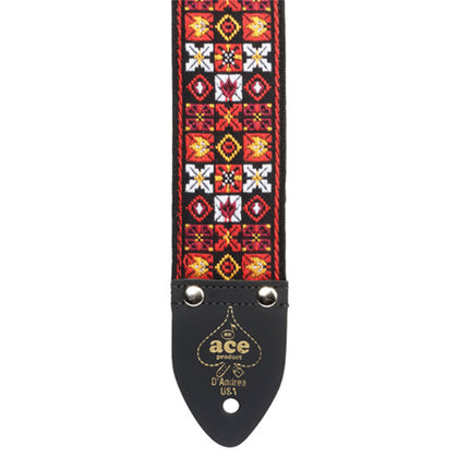 Ace Straps Vintage Reissue Guitar Strap - X’s & O’s