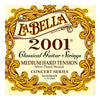 La Bella 2001 Classical Nylon Guitar Strings - Medium Hard Tension