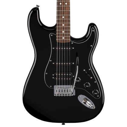 Fender Standard Stratocaster HSS Electric Guitar - Laurel Fingerboard - Black Pickguard - Black