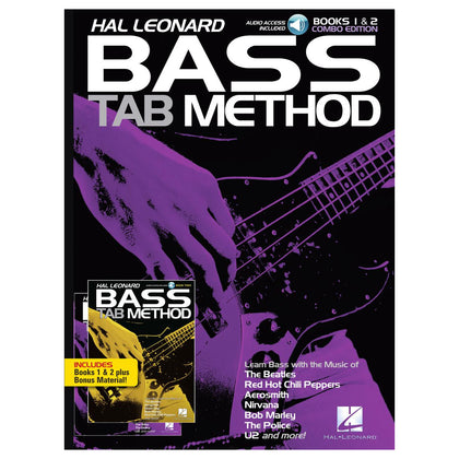 Hal Leonard Bass Tab Method Combo Edition of Books 1 & 2