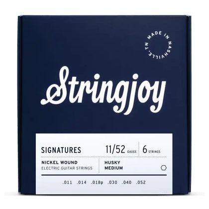 Stringjoy Signatures | Husky Medium Gauge (11-52) Nickel Wound Electric Guitar Strings