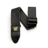 Ernie Ball Tri-Glide 2in Italian Leather Guitar/Bass Strap - Black