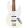 Fender Standard Jazz Bass Guitar - Laurel Fingerboard - White Pickguard - Olympic White