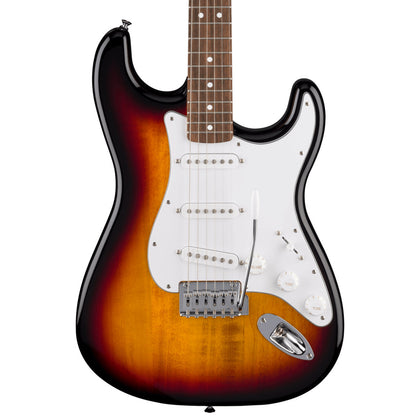 Fender Standard Stratocaster Electric Guitar - Laurel Fingerboard - White Pickguard - 3-Color Sunburst