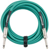 Fender Contour™ Series Instrument Cables - 18.6ft - Sherwood Green