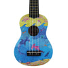 Amahi DDUK21 Soprano Ukulele -  Under the Sea Design