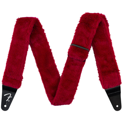 Fender Poodle Plush Strap - Red