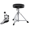 Roland DAP-3X V-Drums Accessory Package - Kick Pedal, Throne & Sticks