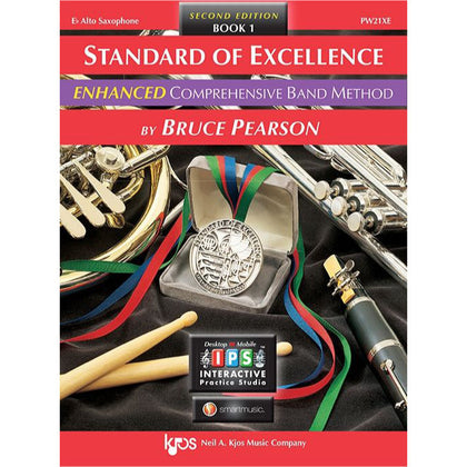 Kjos Standard of Excellence ENHANCED Book 1 by Bruce Pearson - E♭ Alto Saxophone