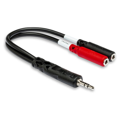 Hosa Stereo Breakout Cable - Stereo Mini (M) To 2 Mono Mini (F)