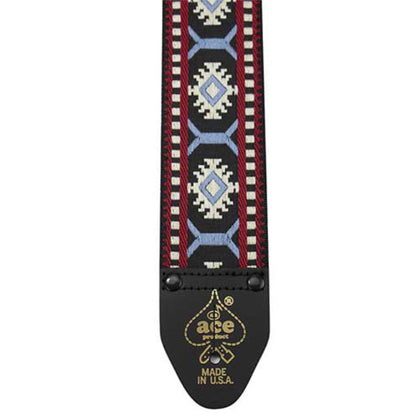 Ace Straps Vintage Reissue Guitar Strap - Snowflake