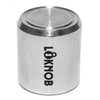 Loknob 13126-CTS Fuggedaboudit Tour Cap for 1/4 in Shaft and CTS-Style Pots - Silver