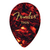 Fender Classic Celluloid 358 Shape Picks - Shell - Thin - 72 Pack