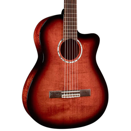 Cordoba Fusion 5 Nylon String Acoustic-Electric Guitar - Edge Burst