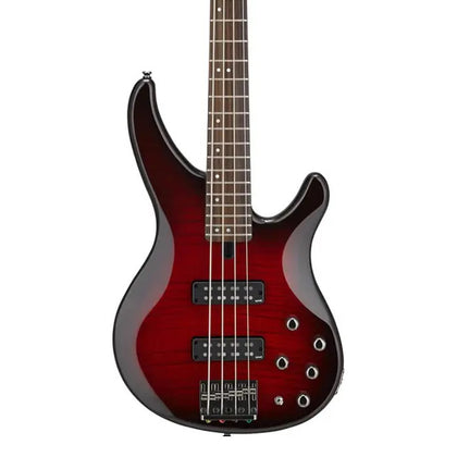 Yamaha TRBX604FM 4-String Electric Bass - Dark Red Burst