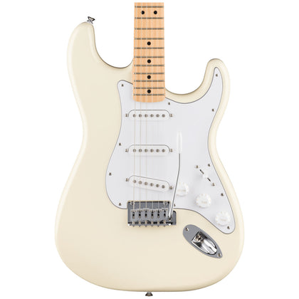 Fender Standard Stratocaster Electric Guitar - Maple Fingerboard - White Pickguard - Olympic White