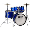 ddrum D1 Junior Complete Drum Set w/ Cymbals - Cobalt Blue