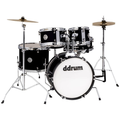 ddrum D1 Junior Complete Drum Set w/ Cymbals - Midnight Black