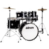 ddrum D1 Junior Complete Drum Set w/ Cymbals - Midnight Black