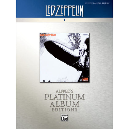 Alfred Music Led Zeppelin: I Platinum Album Edition - Authentic Bass TAB Book