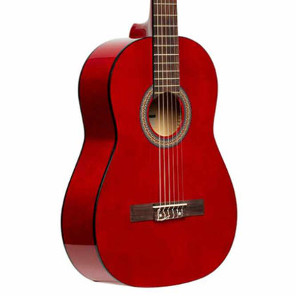 Stagg 3/4-Size Classical Nylon-String Guitar - Red