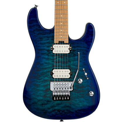 Charvel Pro-Mod Plus San Dimas® Style 1 HH FR CM Electric Guitar - Carmalized Maple Fingerboard - Chlorine Burst