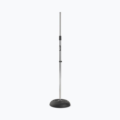 On-Stage MS7201C Round-Base Mic Stand - Chrome