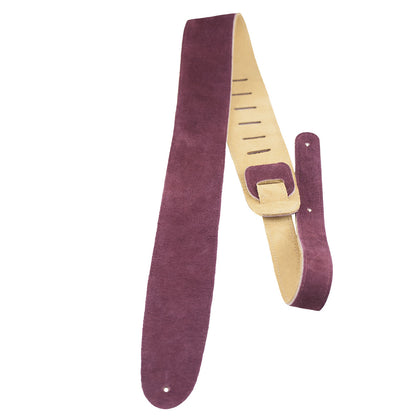 Perri's 2.5 in. Soft Suede Guitar Strap - Burgandy