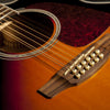 Takamine GJ72CE-12 BSB 12-String Jumbo Cutaway Acoustic-Electric Guitar - Gloss Brown Sunburst