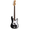 Fender Standard Precision Bass Guitar - Laurel Fingerboard - White Pickguard - Black