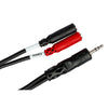 Hosa Stereo Breakout Cable - Stereo Mini (M) To 2 Mono Mini (F)