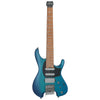 Ibanez Q Standard 7 String Electric Guitar - Blue Chameleon Metallic Matte **SCRATCH N DENT**