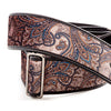 RightOn! Straps Paisley Velvet-60 Brown Guitar Strap