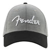 Fender Hipster Dad Hat - Gray and Black - One Size Fits Most