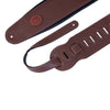 Levy's Signature Legacy Series Garment Leather Bass Guitar Strap - 4.5in Wide - Standard Length - Brown